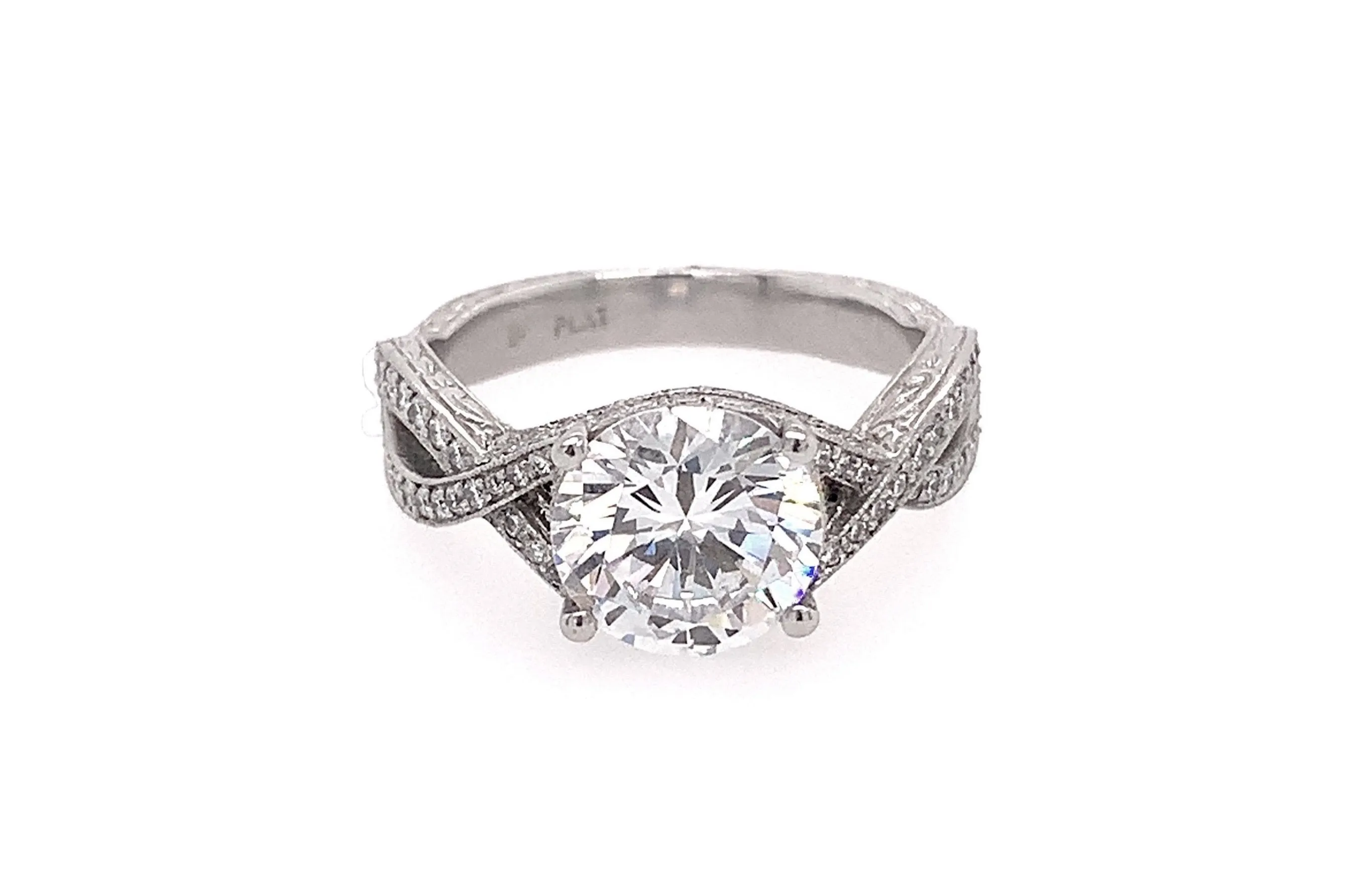 Penny Preville Infinity Engagement Ring Semi-Mount