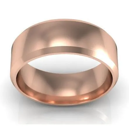 Plain Wedding Band in 14k 7mm