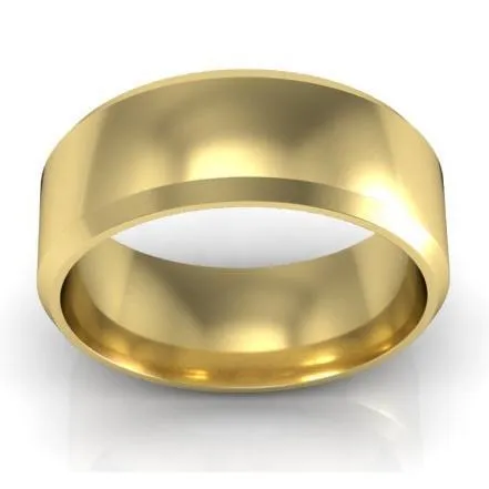 Plain Wedding Band in 14k 7mm