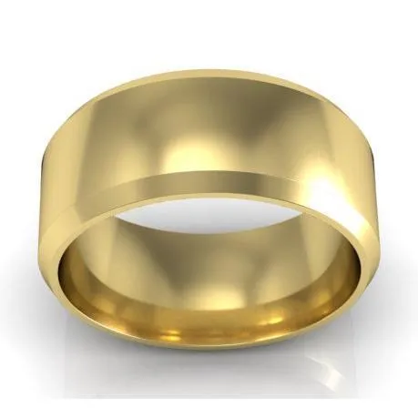 Plain Wedding Ring in 18k 8mm