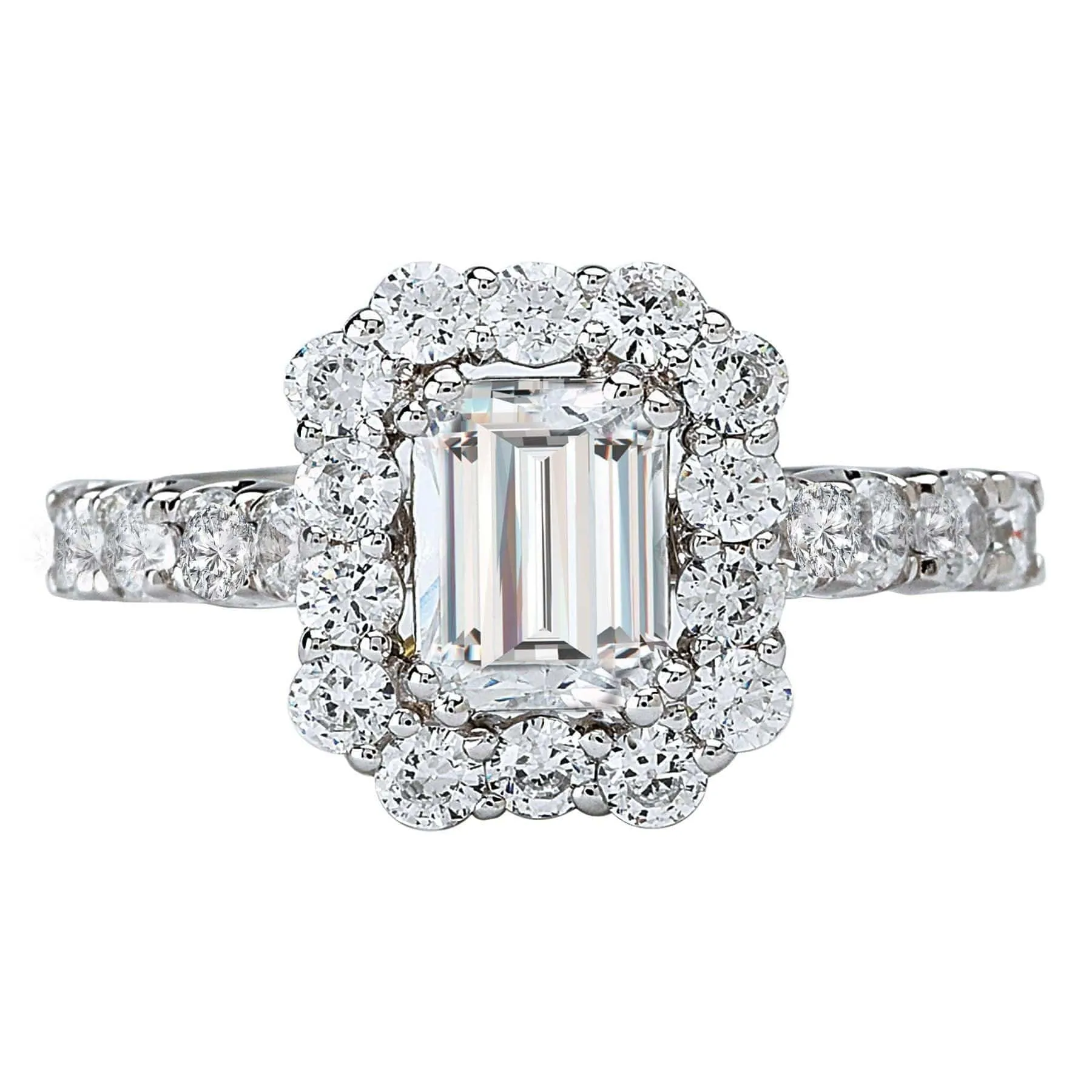 "The Brooklyn" Halo Semi-Mount Diamond Ring