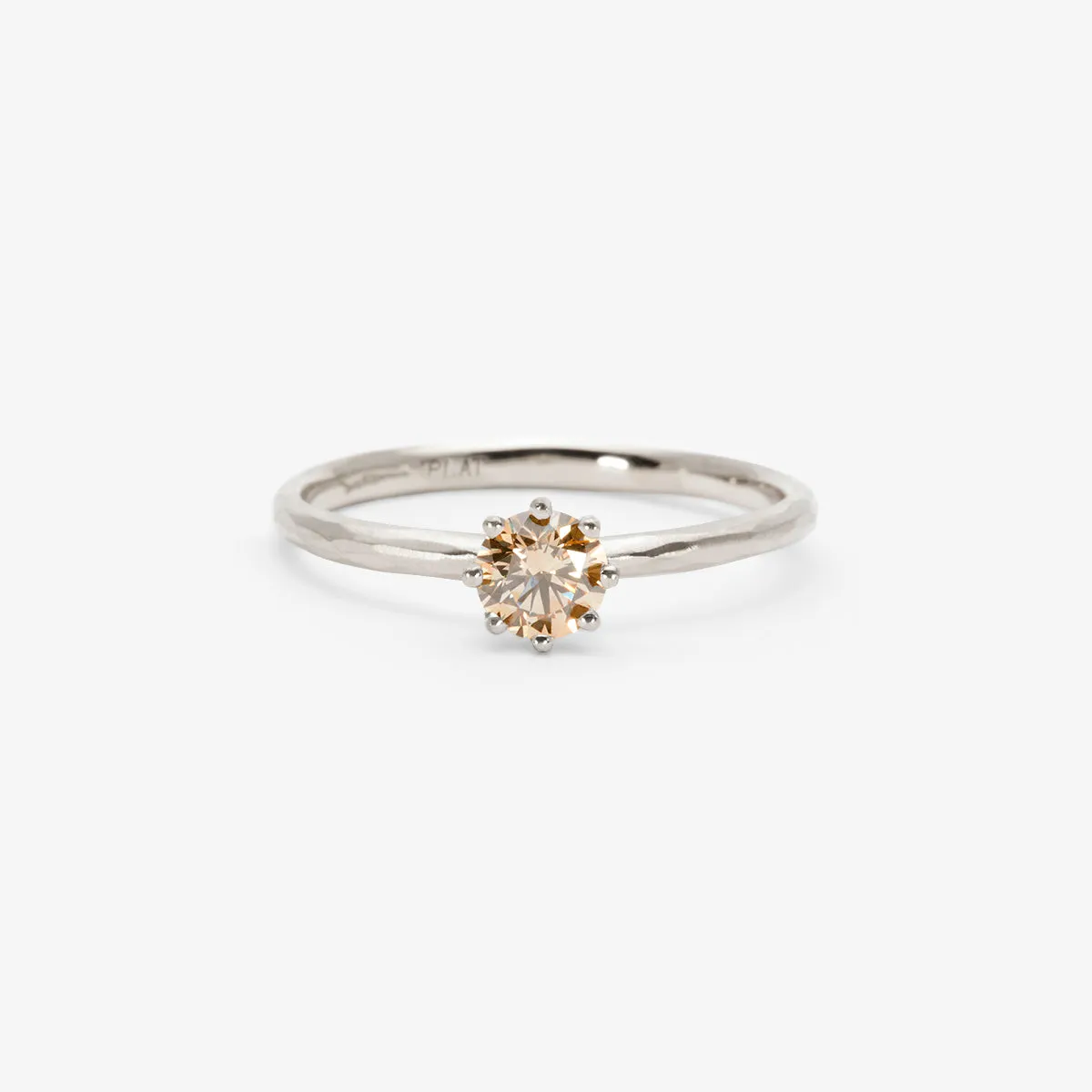 R19005BR | 4.5mm Brown Diamond Blooming Ring