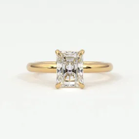 Radiant Cut Diamond Solitaire Band