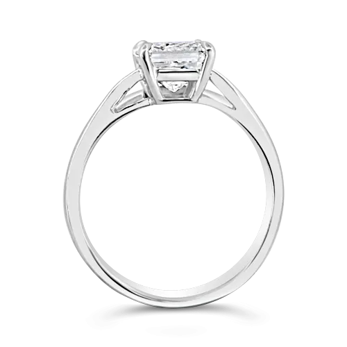 Radiant cut Diamond Wedding Ring Set