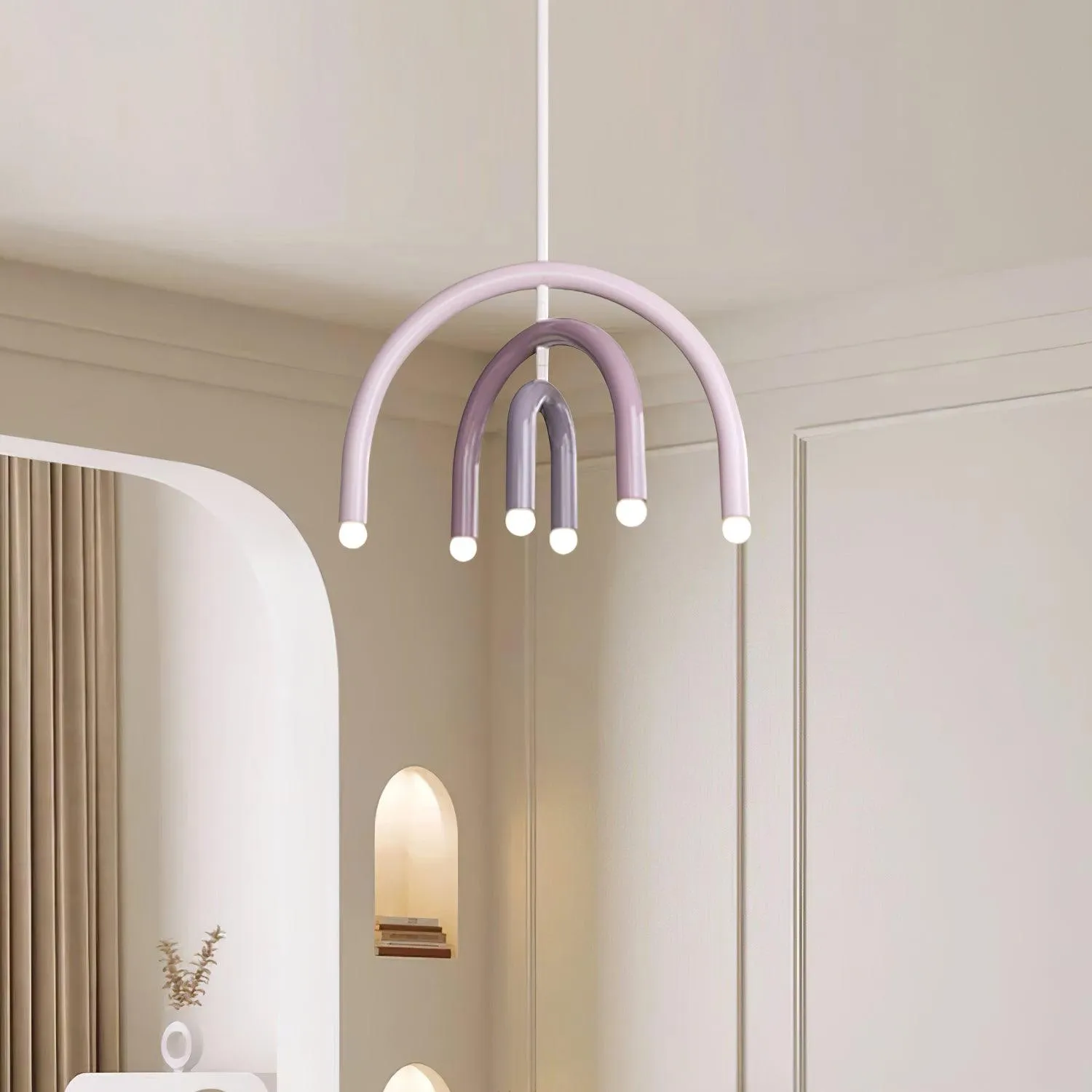 Rainbow Pendant Lamp 17.7″- 18.1″