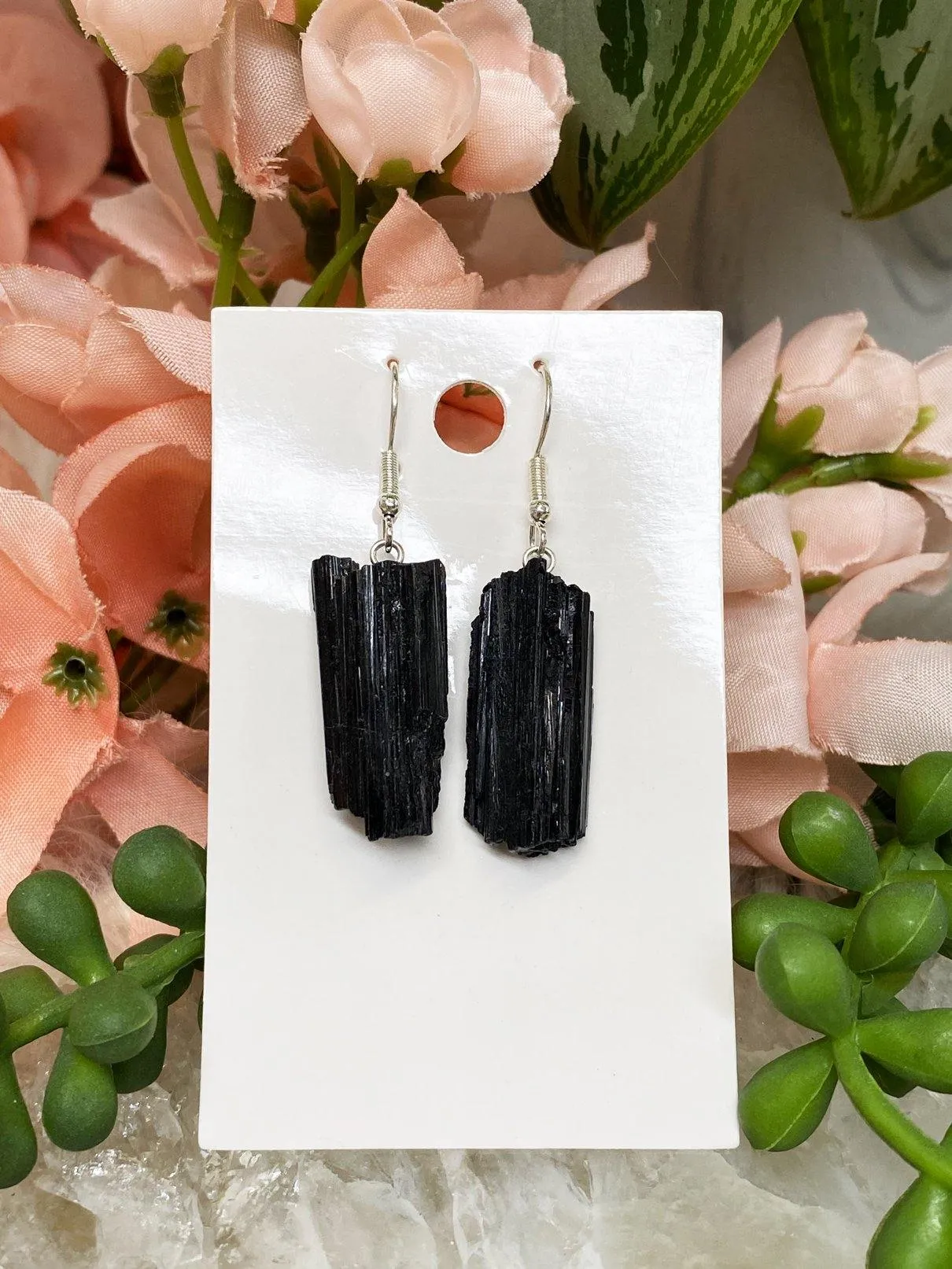 Raw Crystal Earrings