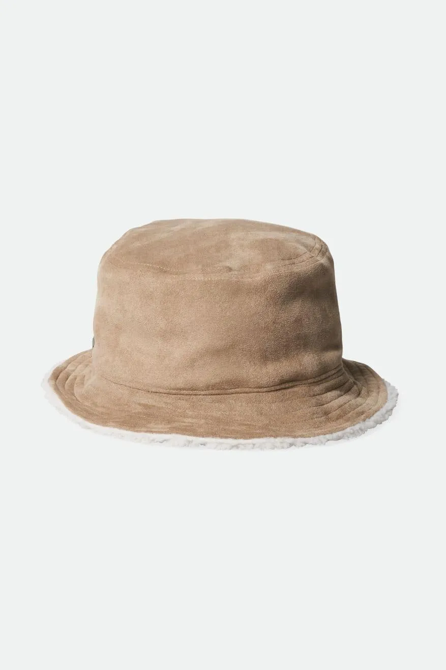 Reserve Vegan Shearling Bucket Hat - Sand