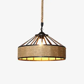 Retro Hemp Rope Exquisite Pendant Light