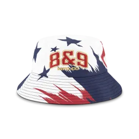 Reversible USA Bucket Hat Navy