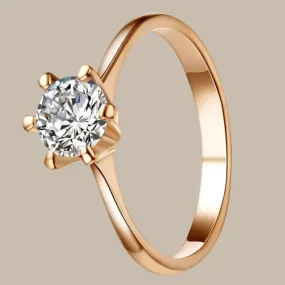 Rose Gold Engagement Ring