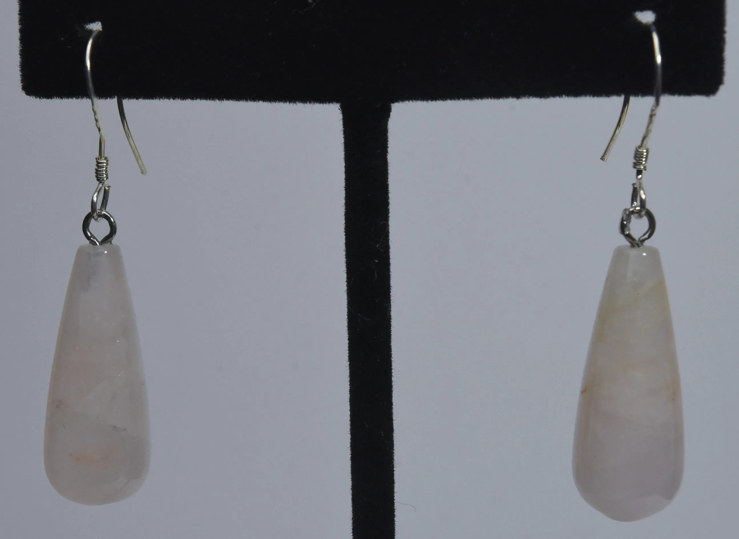 Rose Quartz Drop Earrings