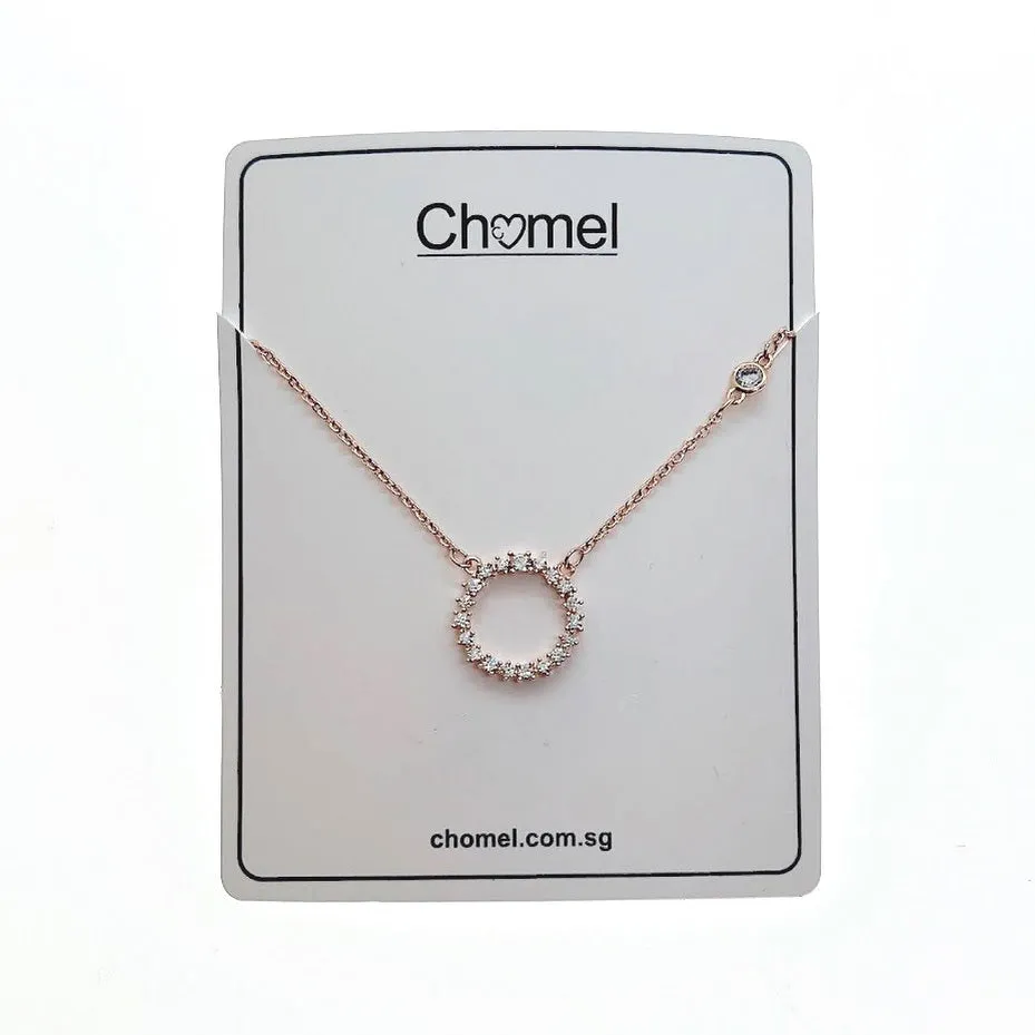 Round Cubic Zirconia Necklace