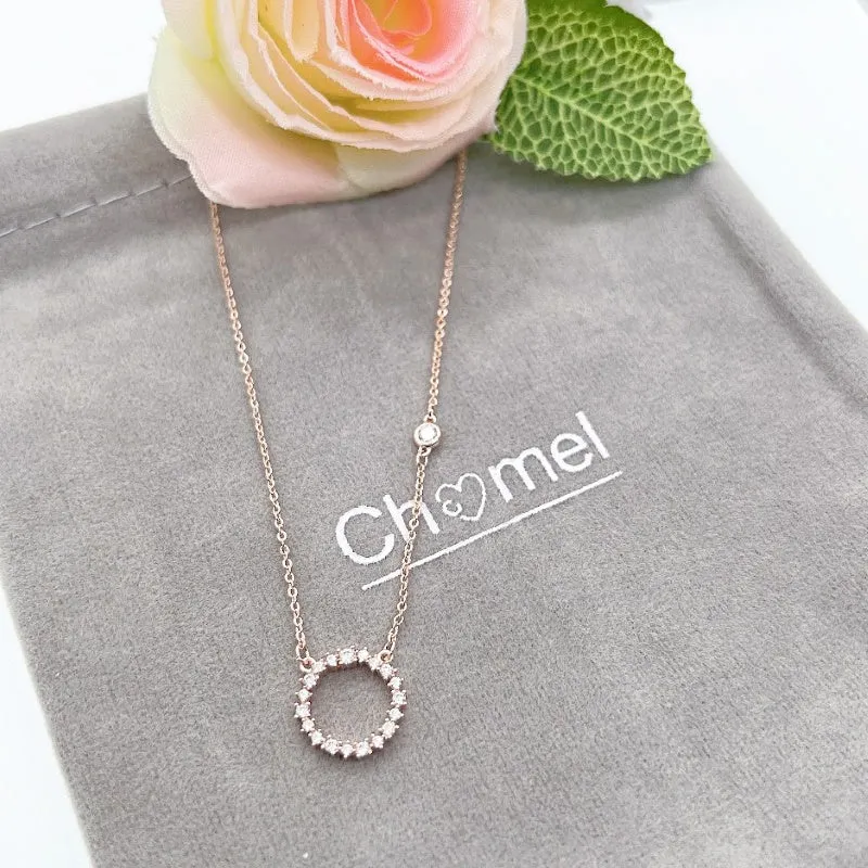 Round Cubic Zirconia Necklace