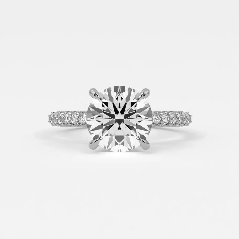 Round Diamond Engagement Rings, Lab Grown