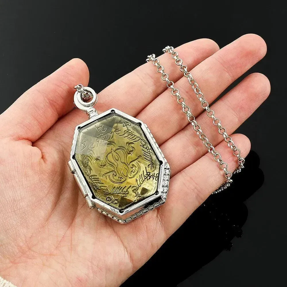 Salazar Slytherin's Horcrux Locket Necklace