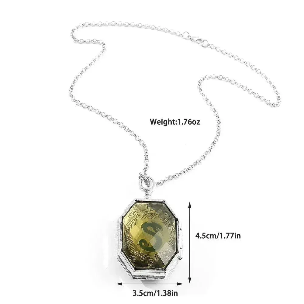 Salazar Slytherin's Horcrux Locket Necklace