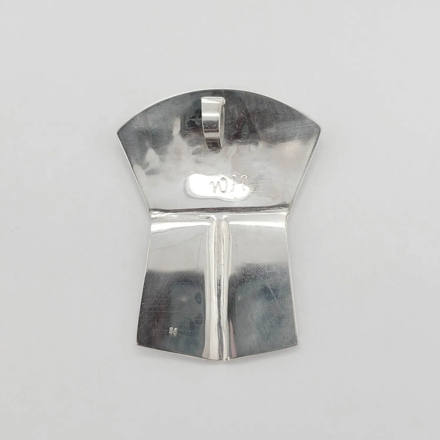 Silver Copper-shaped Bear Pendant