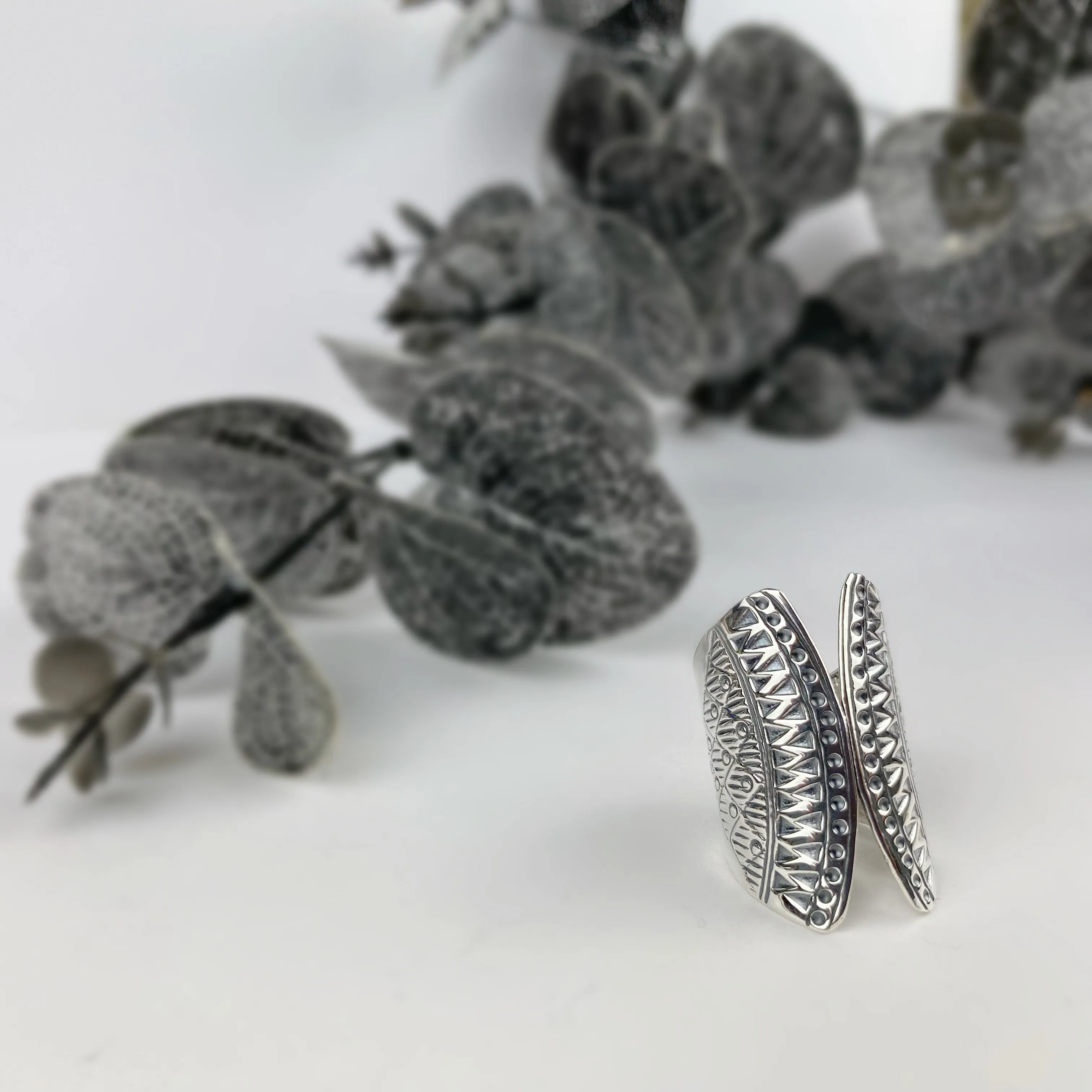 Silver Shield Ring - VR363