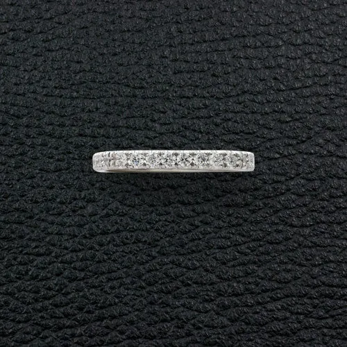 Squared off Diamond Wedding Band