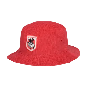 ST. GEORGE DRAGONS NRL CORDUROY BUCKET HAT