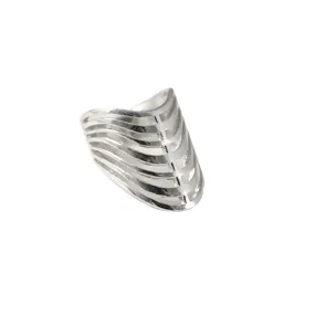 Sterling Silver Armor Cage Ring