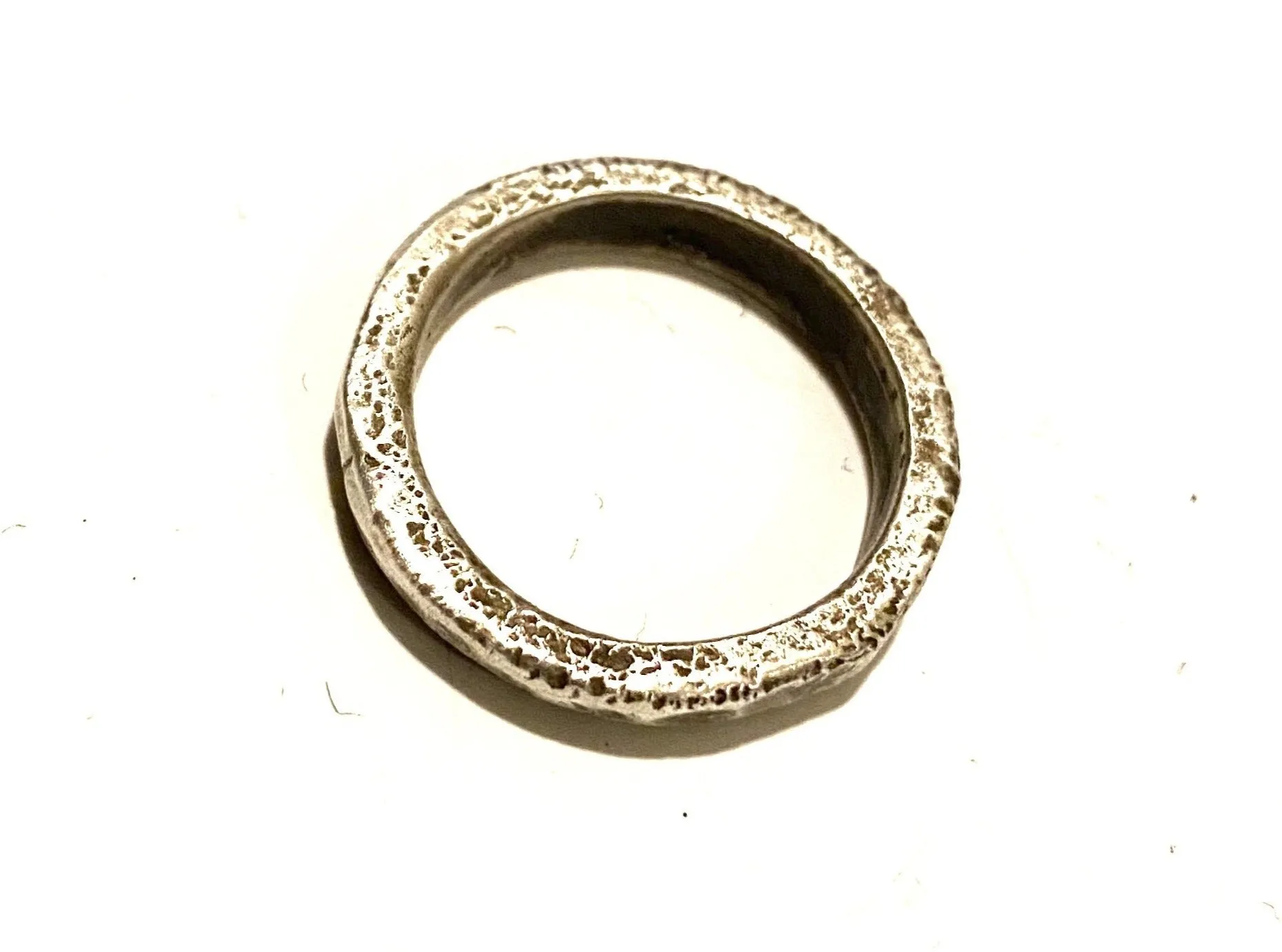 Sterling Silver Hammered band