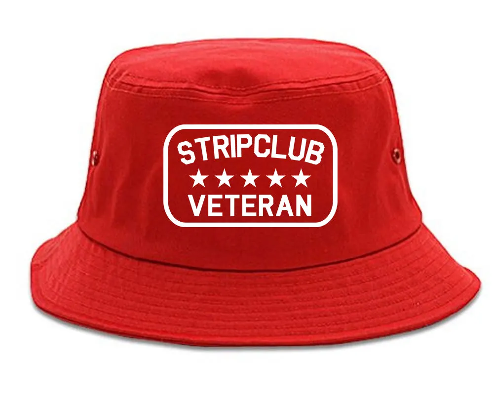 Stripclub Veteran Mens Bucket Hat