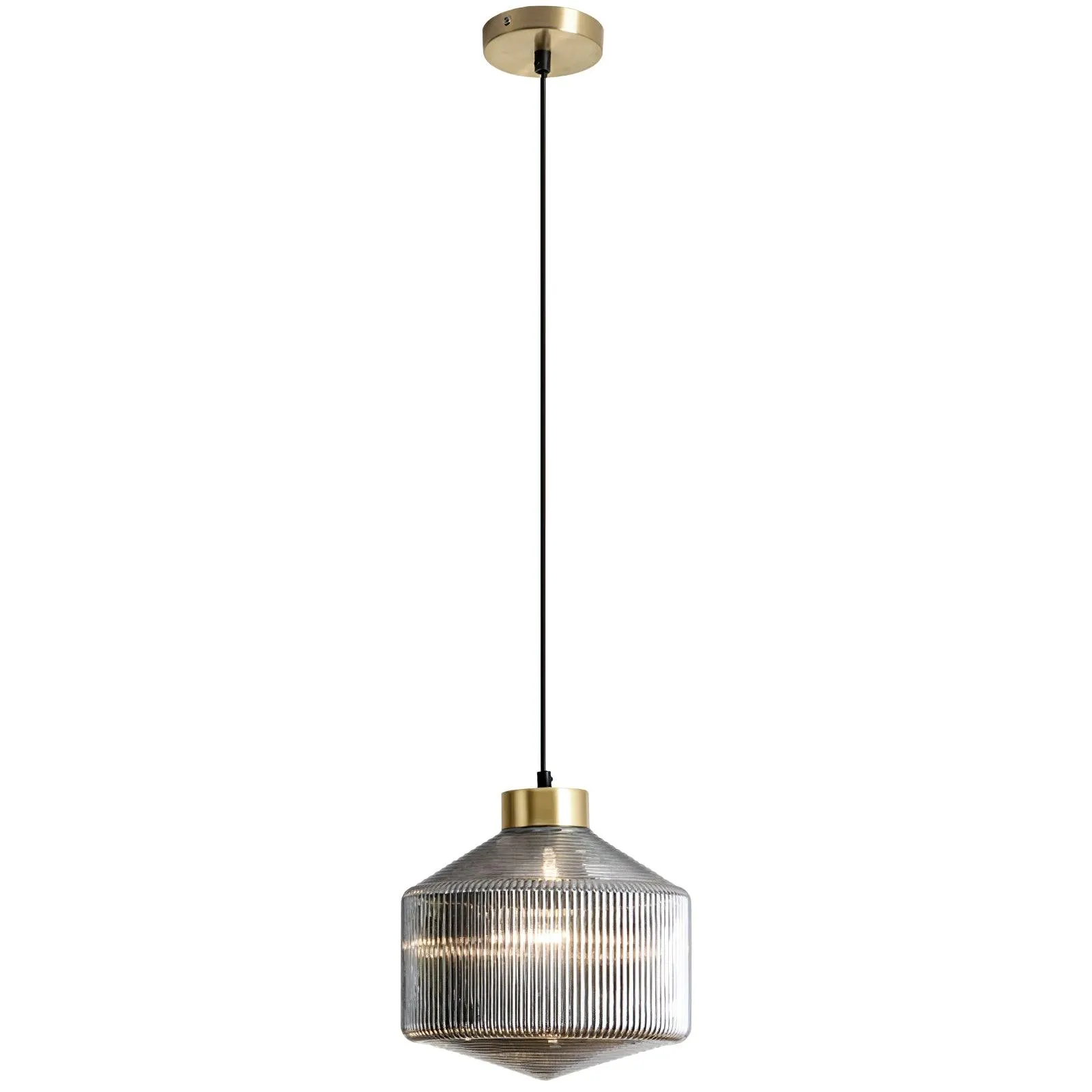 Striped Spinning Top Pendant Light