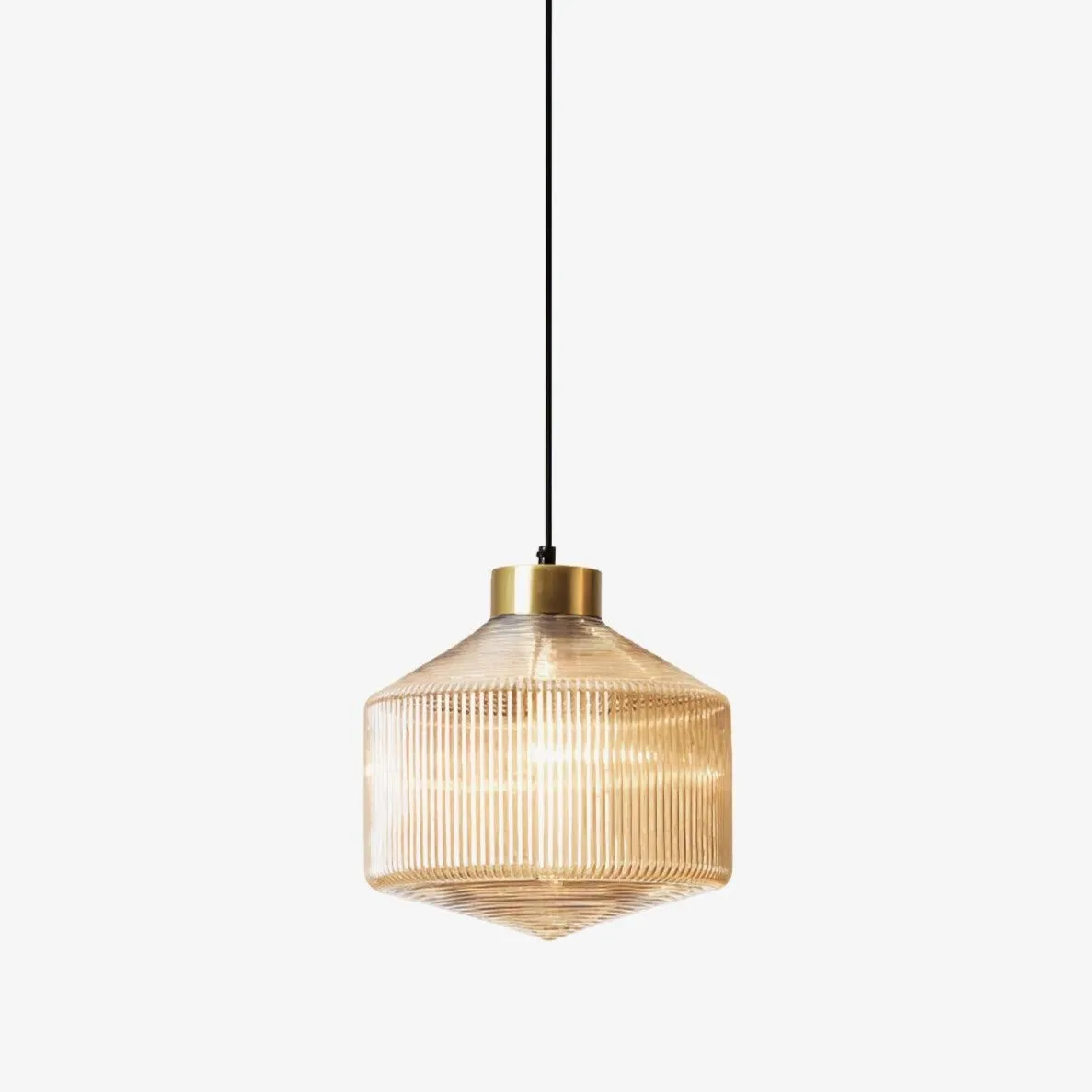 Striped Spinning Top Pendant Light