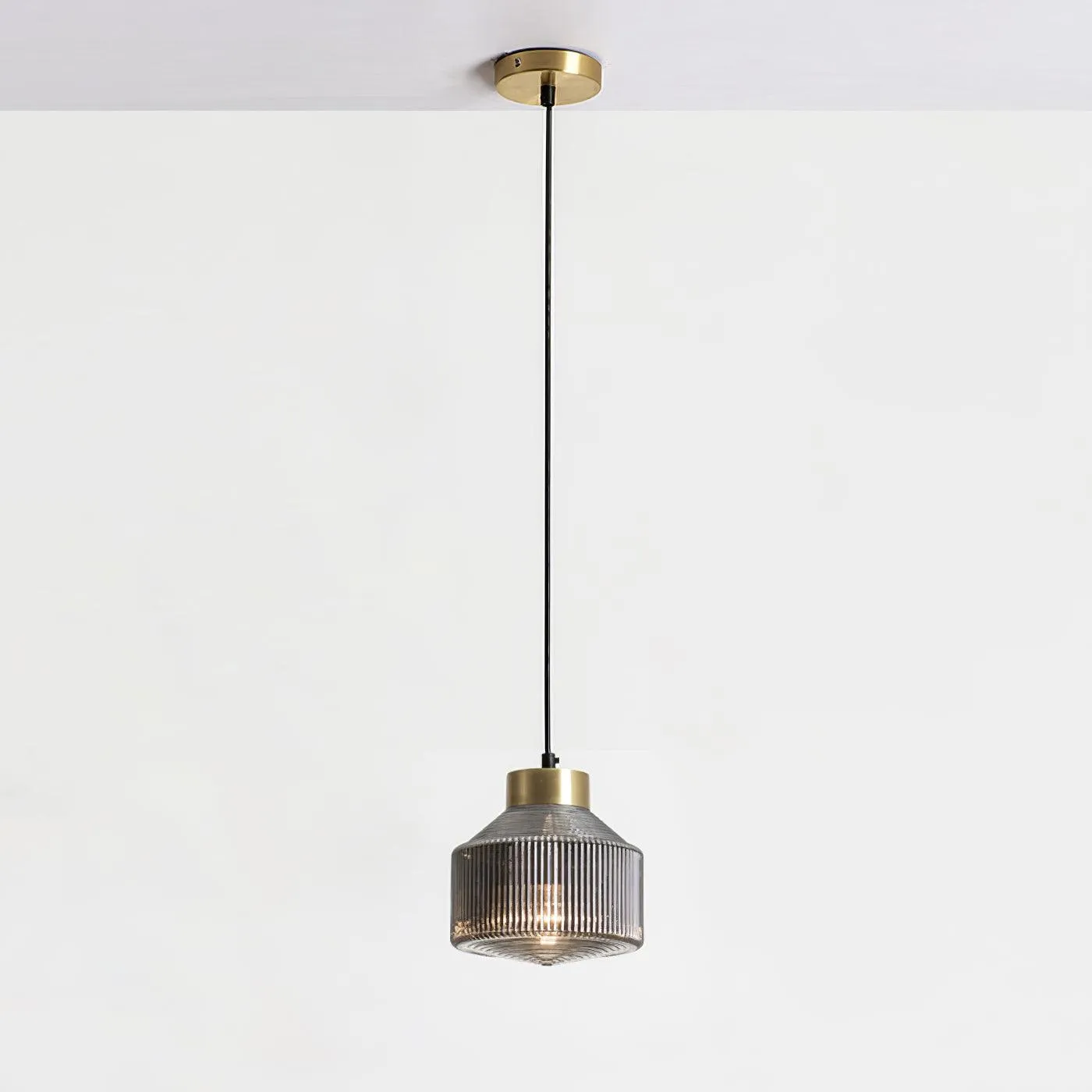 Striped Spinning Top Pendant Light