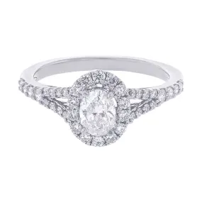 Suri Oval Halo Ready for Love Diamond Engagement Ring