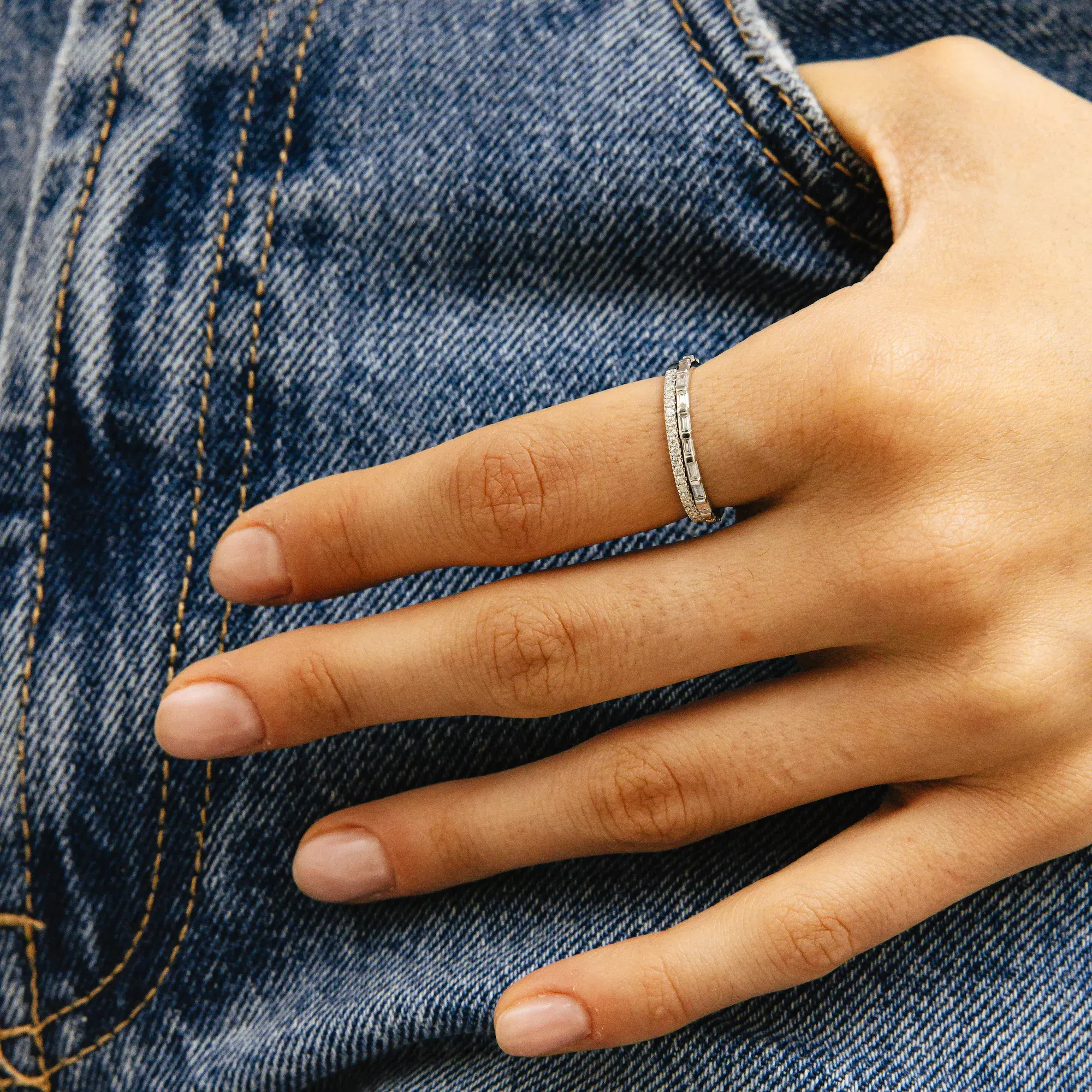 Sylvie Rose Slim Ring