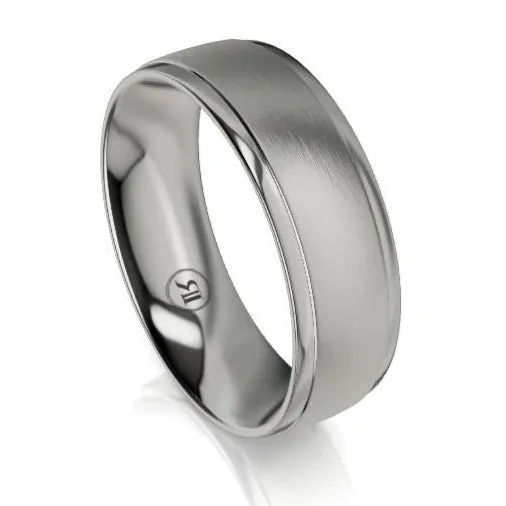 The Carlisle Titanium Wedding Ring