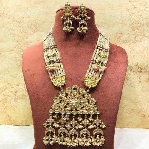 Triangular Kundan Onex Necklace