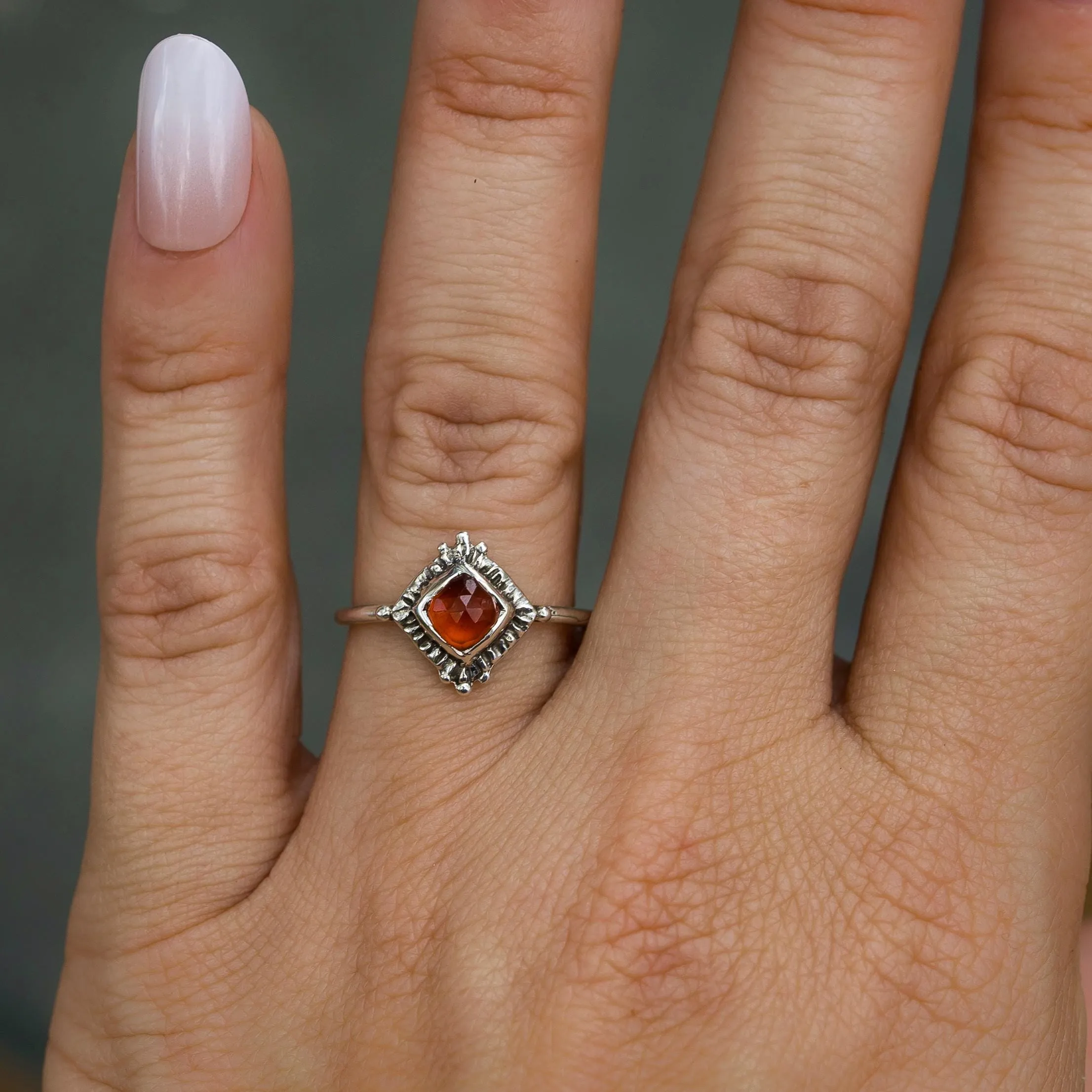 TRINITY / Garnet Ring