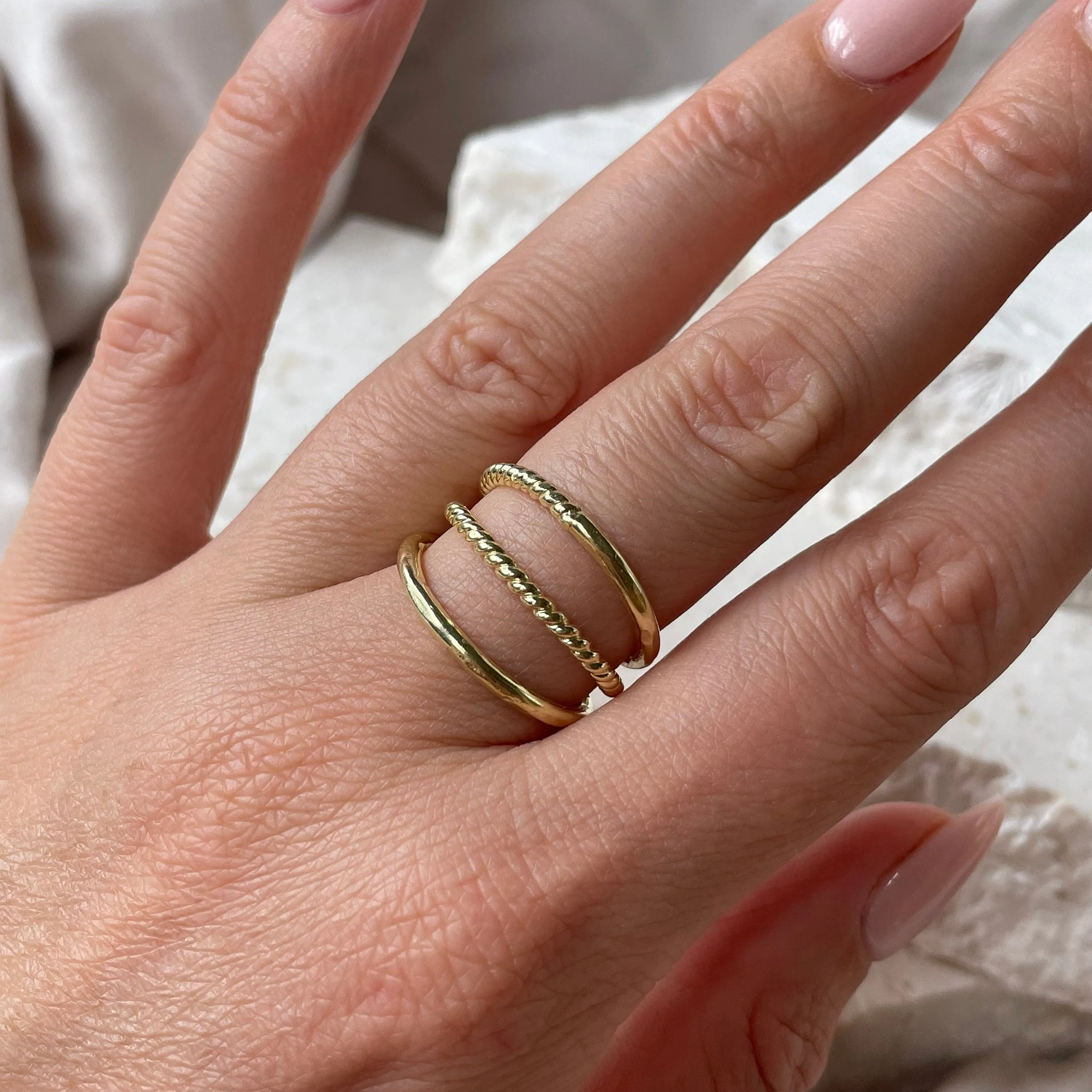 Trinity Gold Ring