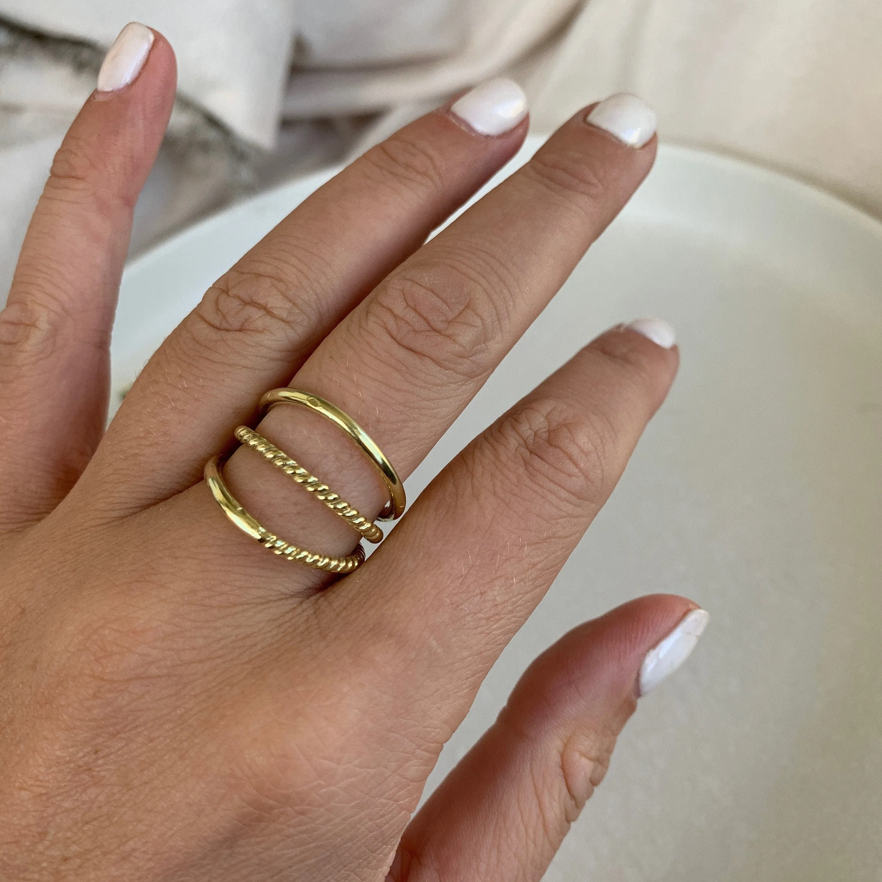 Trinity Gold Ring