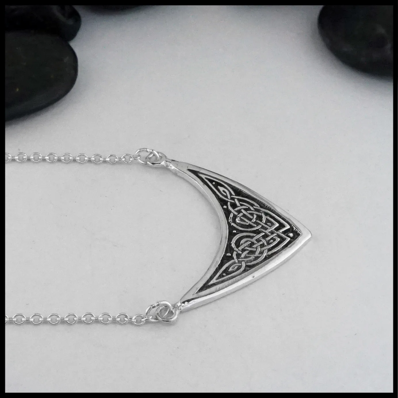 Unique Celtic Bar Pendant