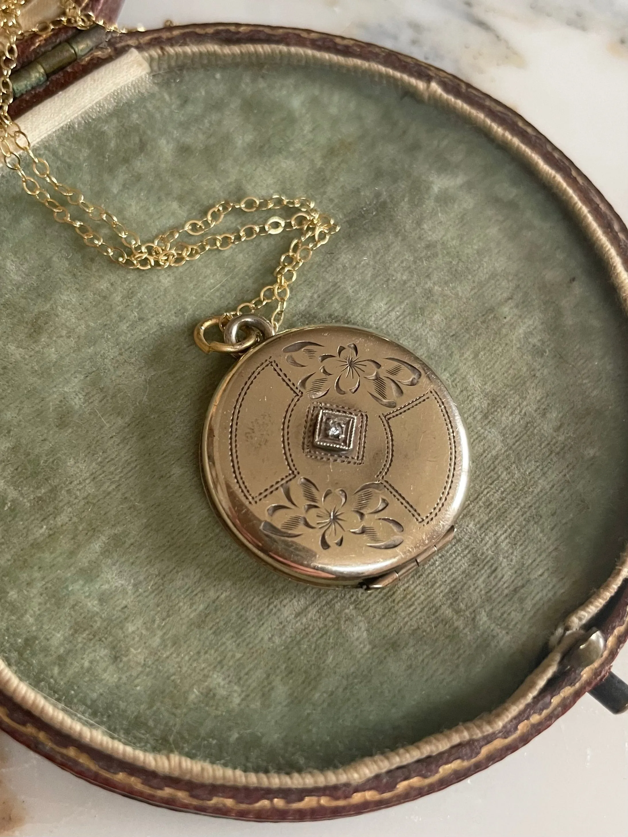 Victorian Dogwood Locket