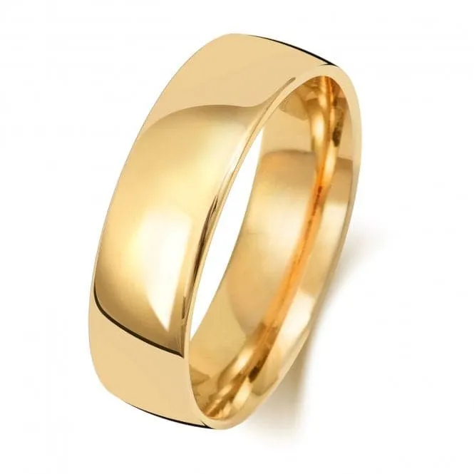 Wedding Band 18K Slight Court 6mm-1.25 Wedding  Ring WQ116L