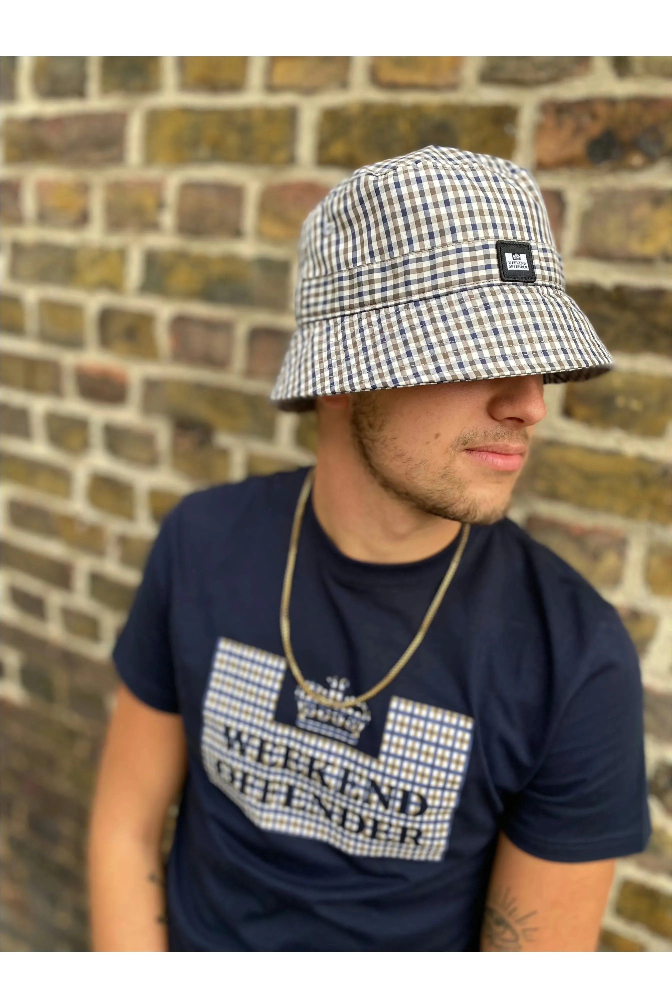 Weekend Offender - Queensland Classic Check Bucket - Hat