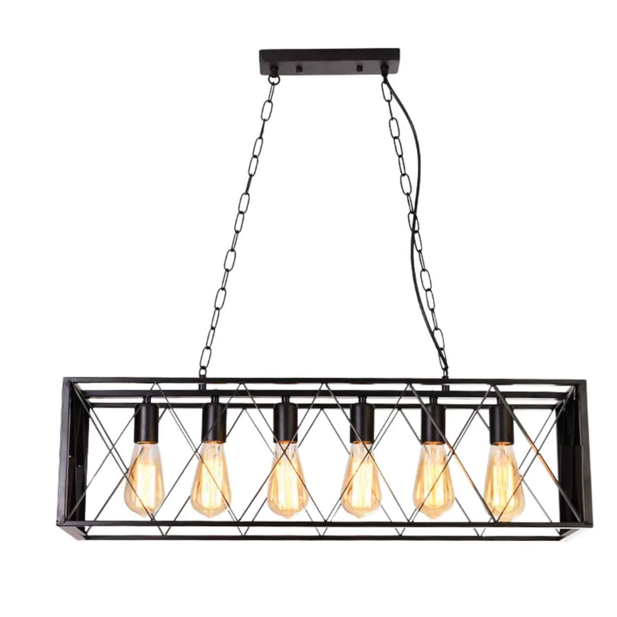 Xenophon Metalworks Long Case Industrial Hanging Lamp