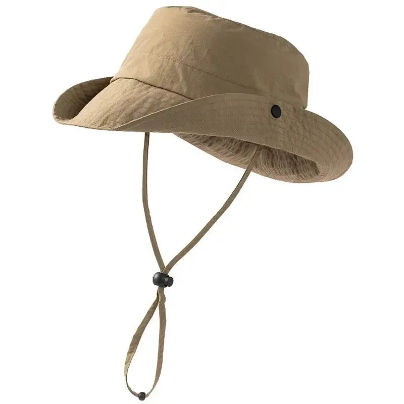 XL Big Head Wide Brim  Bucket Hat for Women  Men Summer Sun Protection Sun Hat Outdoor Fishing Hiking  Bonnie Fisherman Hat